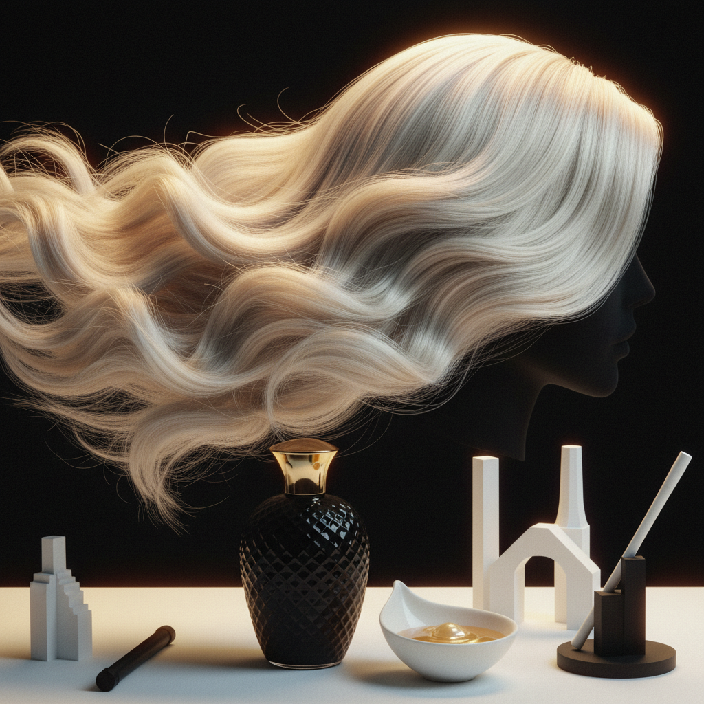 A stylist checking Bleached Hair Care and Protein Balance using a wet stretch elasticity test in salon