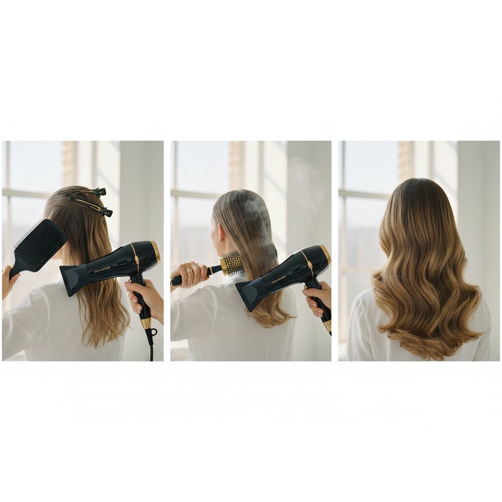 Step-by-step blow drying techniques for healthy hair in the context of Blow Drying Techniques for Healthy Hair