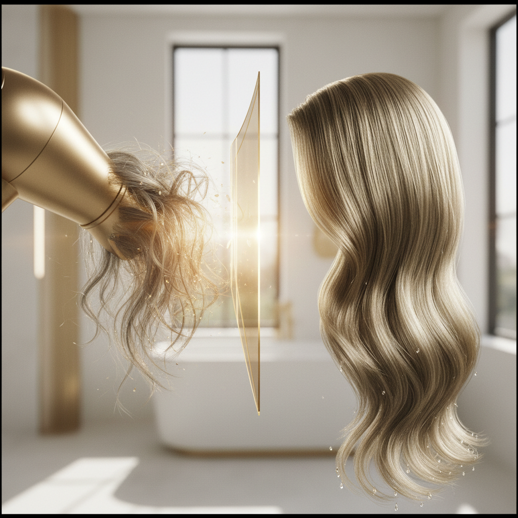 What the evidence does not show in the context of Blow Drying vs Air Drying Hair