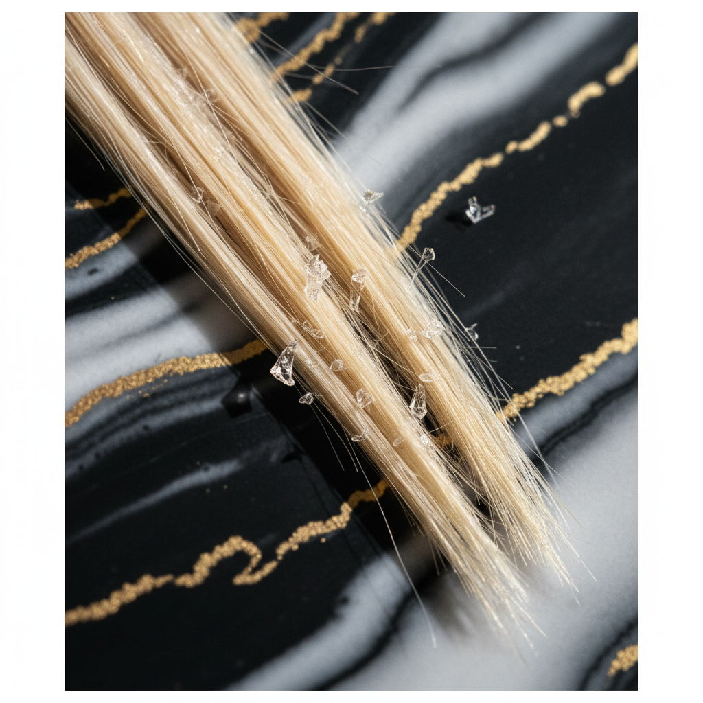 The mechanical and structural signs of bleach damage in the context of Caring For Bleached Hair