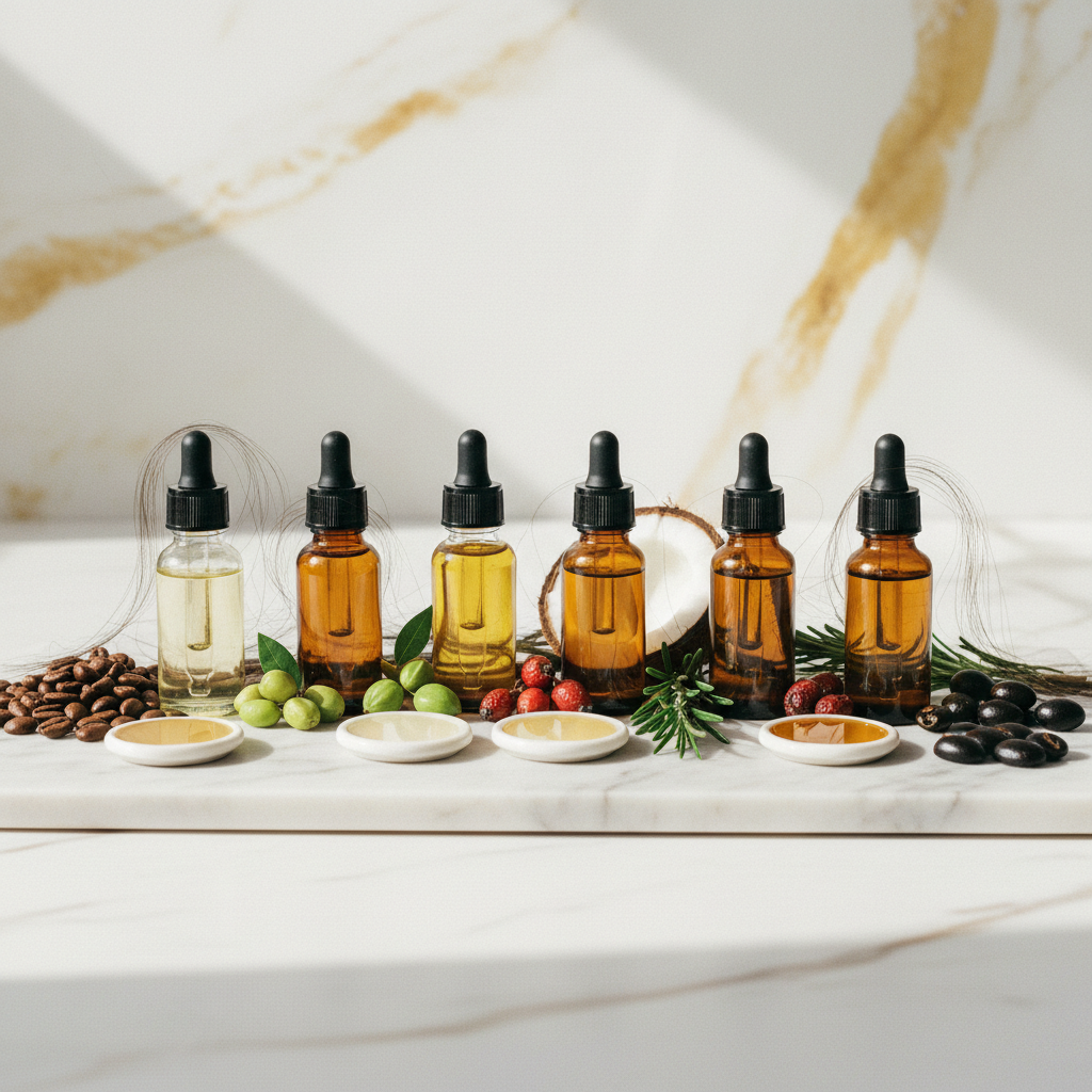 How top carrier oils compare in the context of Carrier Oils for Hair Density