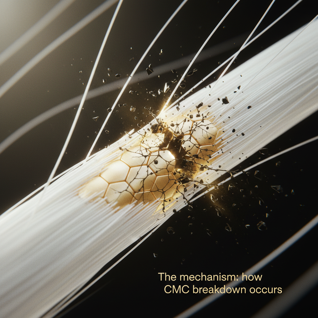The mechanism: how CMC breakdown occurs in the context of The Cell Membrane Complex in Hair