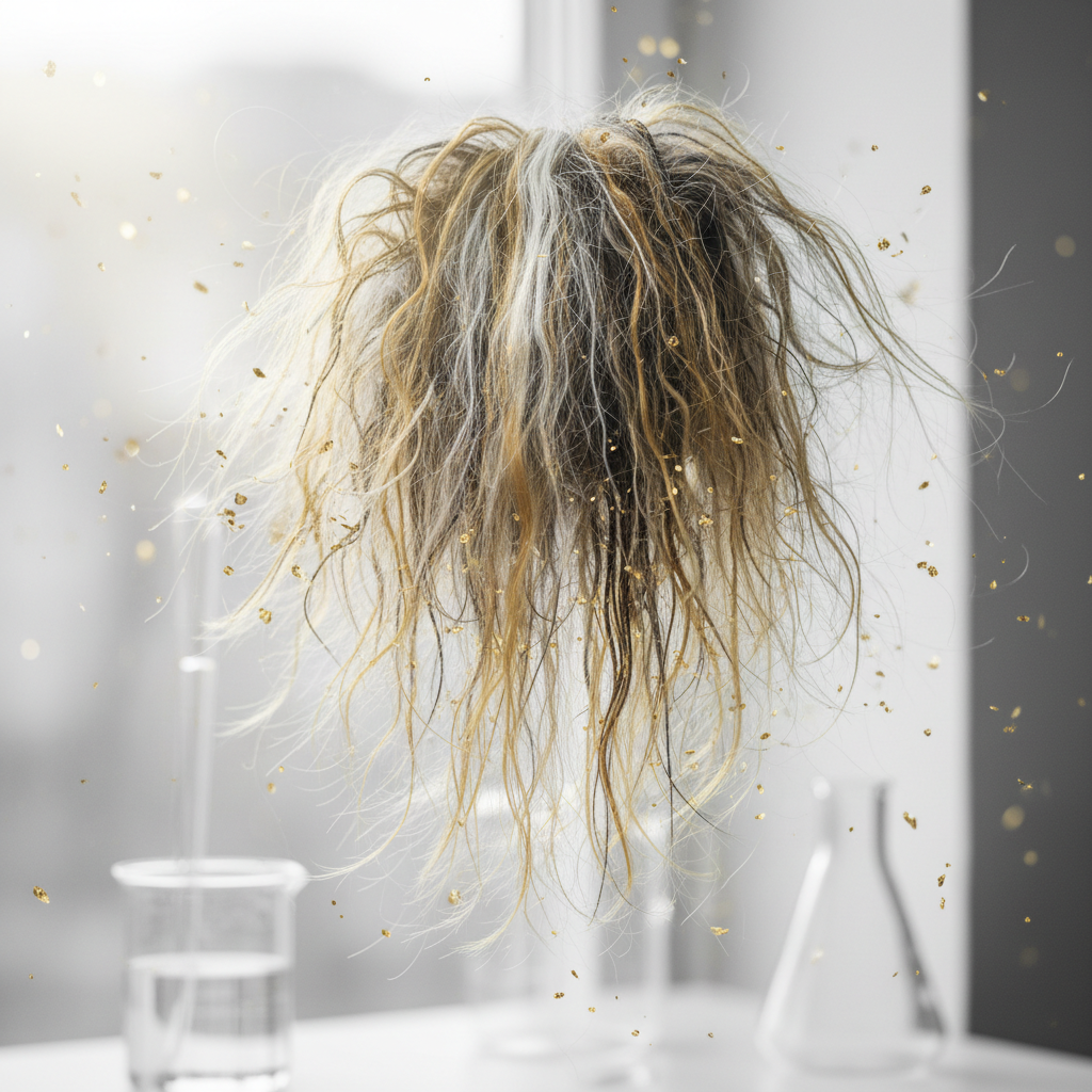 What the evidence does not show in the context of The Chemistry of Bleaching Hair