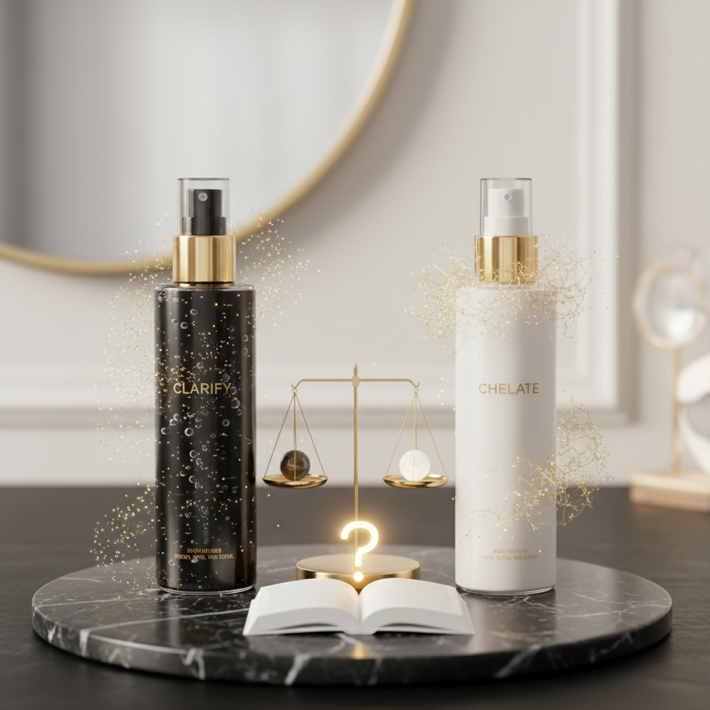 Clarifying versus chelating shampoos: what the evidence shows in the context of Clarifying versus Chelating Shampoos