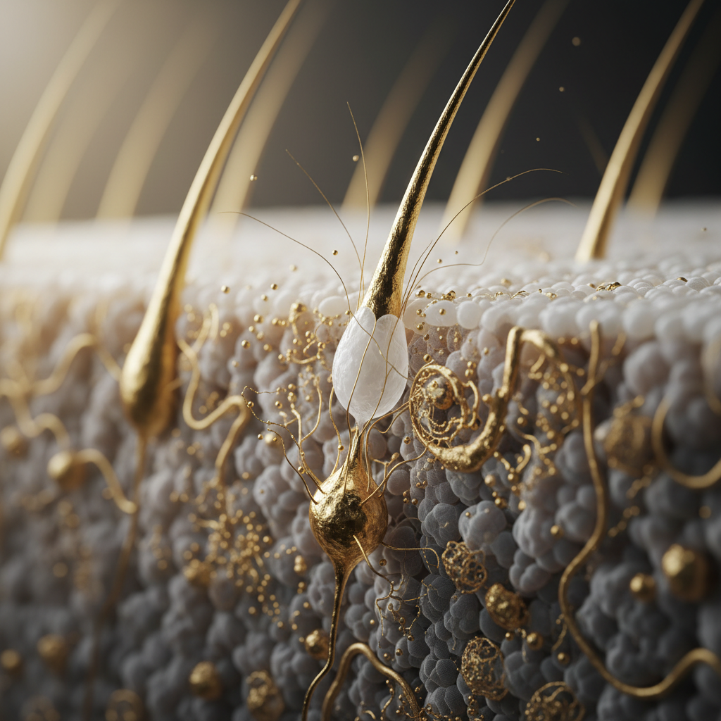 The biological mechanism of follicle miniaturisation in the context of Dermal Papilla Cells and Follicle Health
