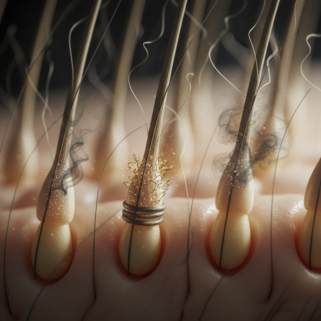 What impairs dermal papilla function? in the context of Dermal Papilla Function