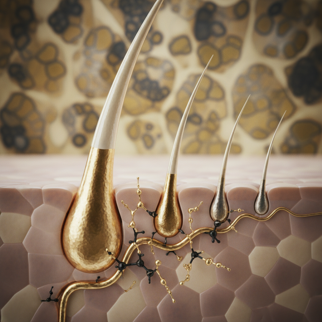 The biological mechanism of miniaturisation in the context of DHT and Follicle Miniaturisation