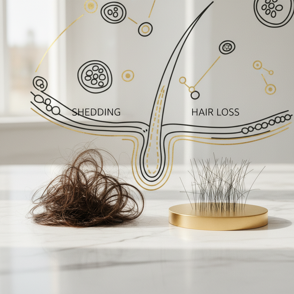 Difference Between Shedding and Hair Loss: what the evidence shows in the context of Difference Between Shedding and Hair Loss