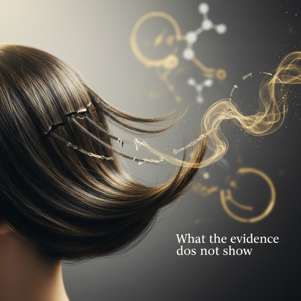 What the evidence does not show in the context of Disulfide Bonds and Hair Chemistry