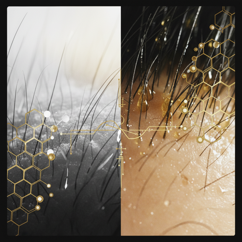 The underlying mechanisms: sebum and barrier function in the context of Dry Scalp vs Oily Scalp