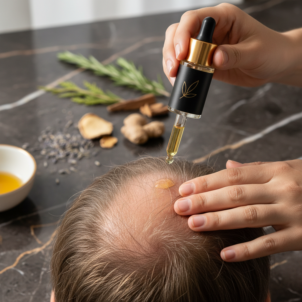 How to use essential oils safely on a thinning scalp in the context of Essential Oils for Thinning Hair