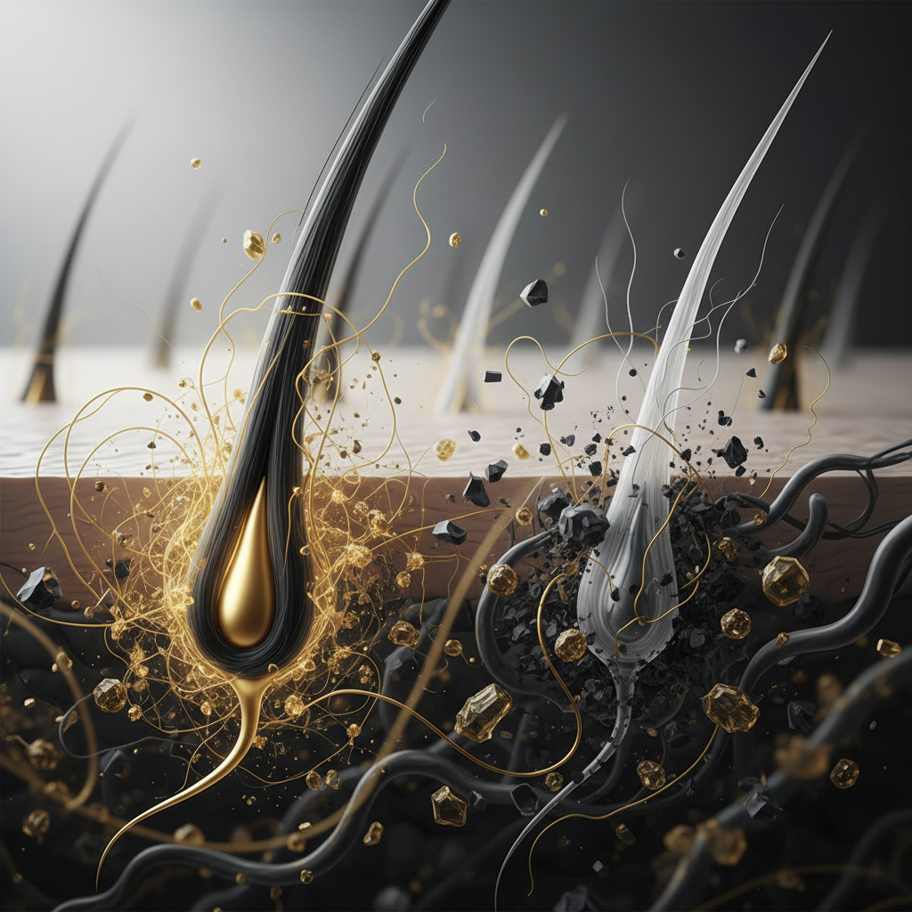 Biological mechanisms of follicle decline and density loss in the context of Follicular Health and Hair Density