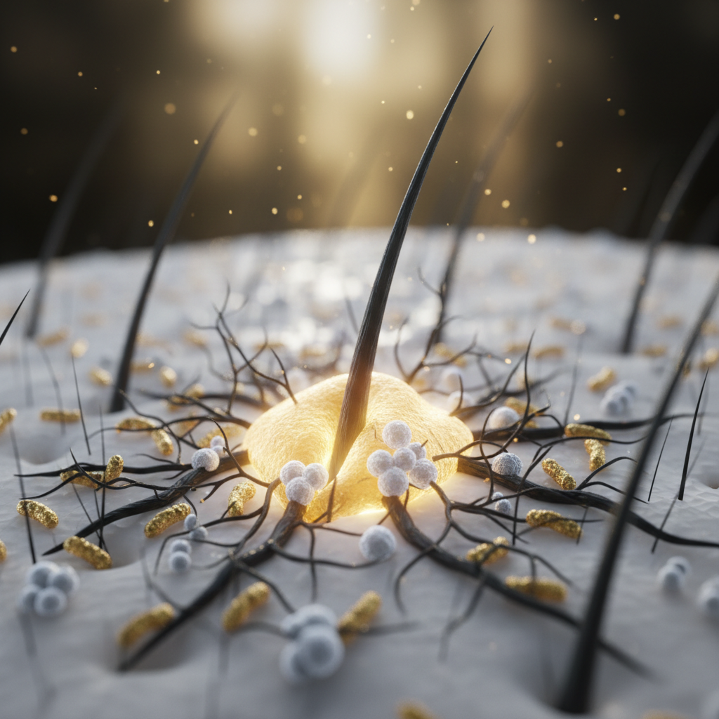 Biological mechanism: why the follicle inflames in the context of Folliculitis Scalp Symptoms