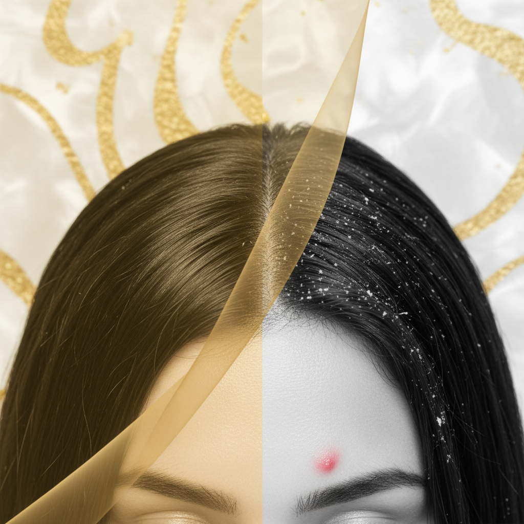 What the evidence does not show in the context of Folliculitis vs Dandruff