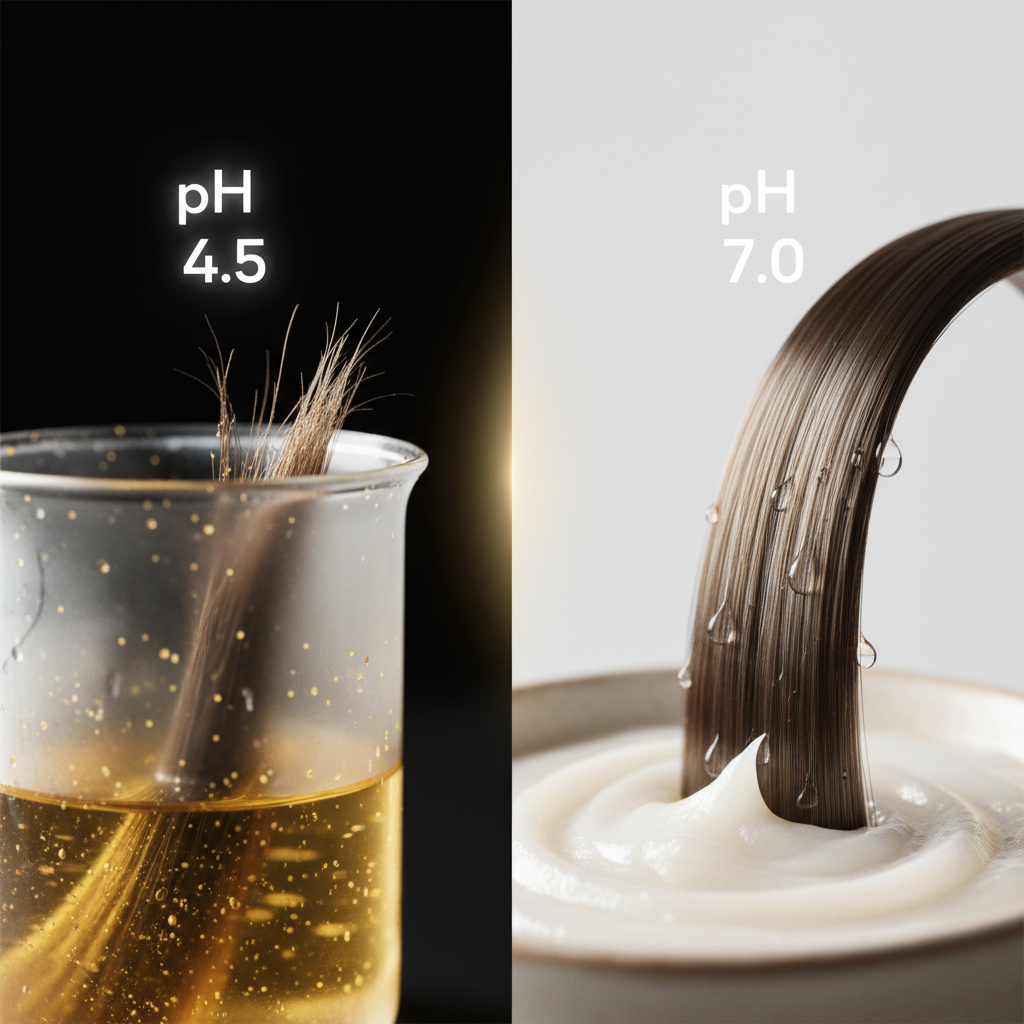 How the cuticle responds to pH and moisture in the context of The Function of the Hair Cuticle