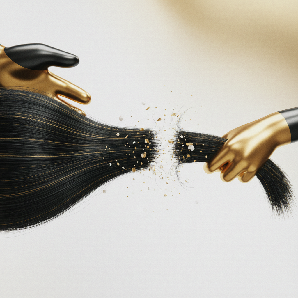 The physical mechanisms behind fibre fracture in the context of Hair Breakage Treatment