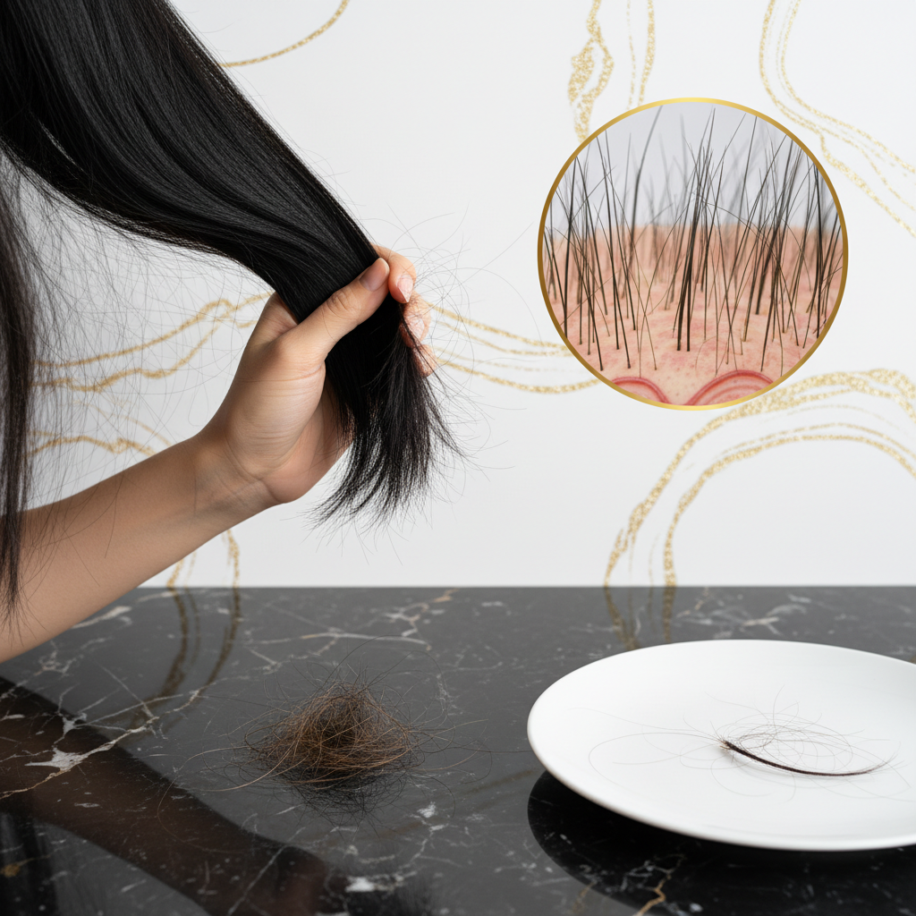 Signs to look for: how to diagnose your hair fall in the context of Hair Breakage versus Hair Shedding