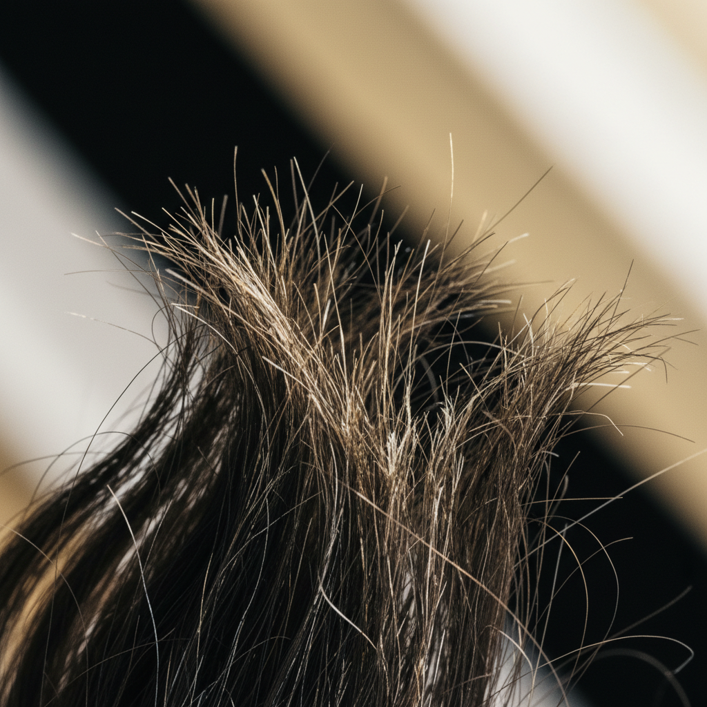 Signs of high friction and compromised cuticle health in the context of Hair Cuticle Health and Friction