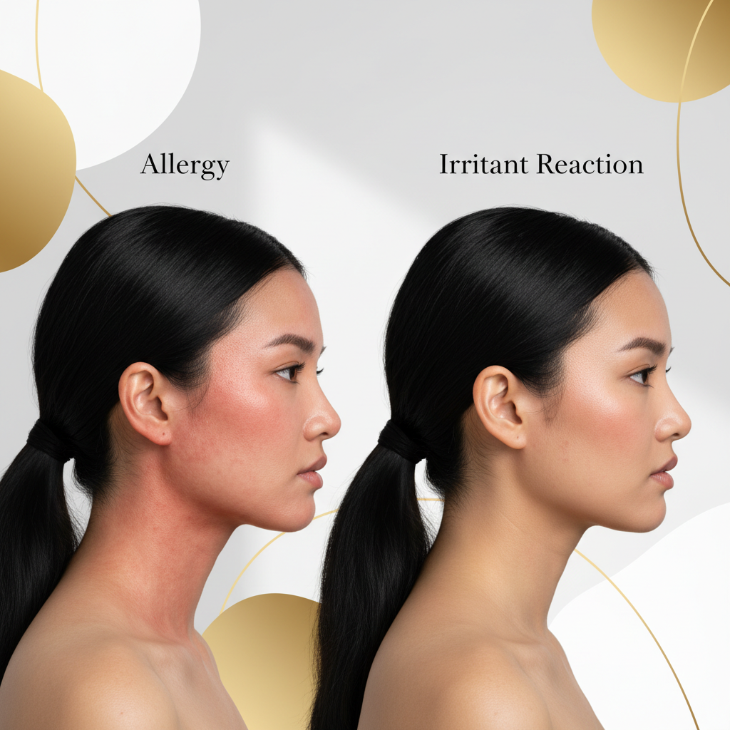 Allergy vs irritant reaction: clinical differences in the context of Hair Dye Allergy Symptoms