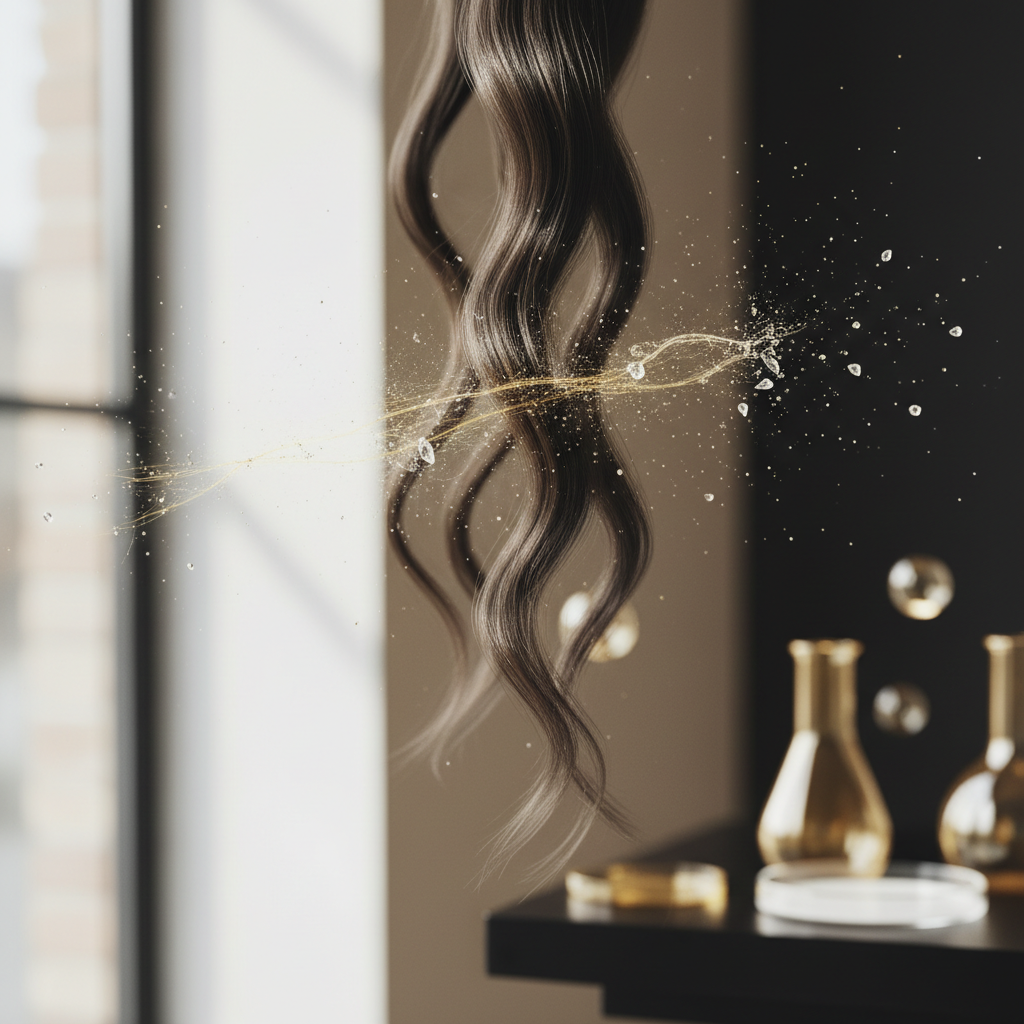 What the evidence does not show in the context of Hair Porosity and Moisture