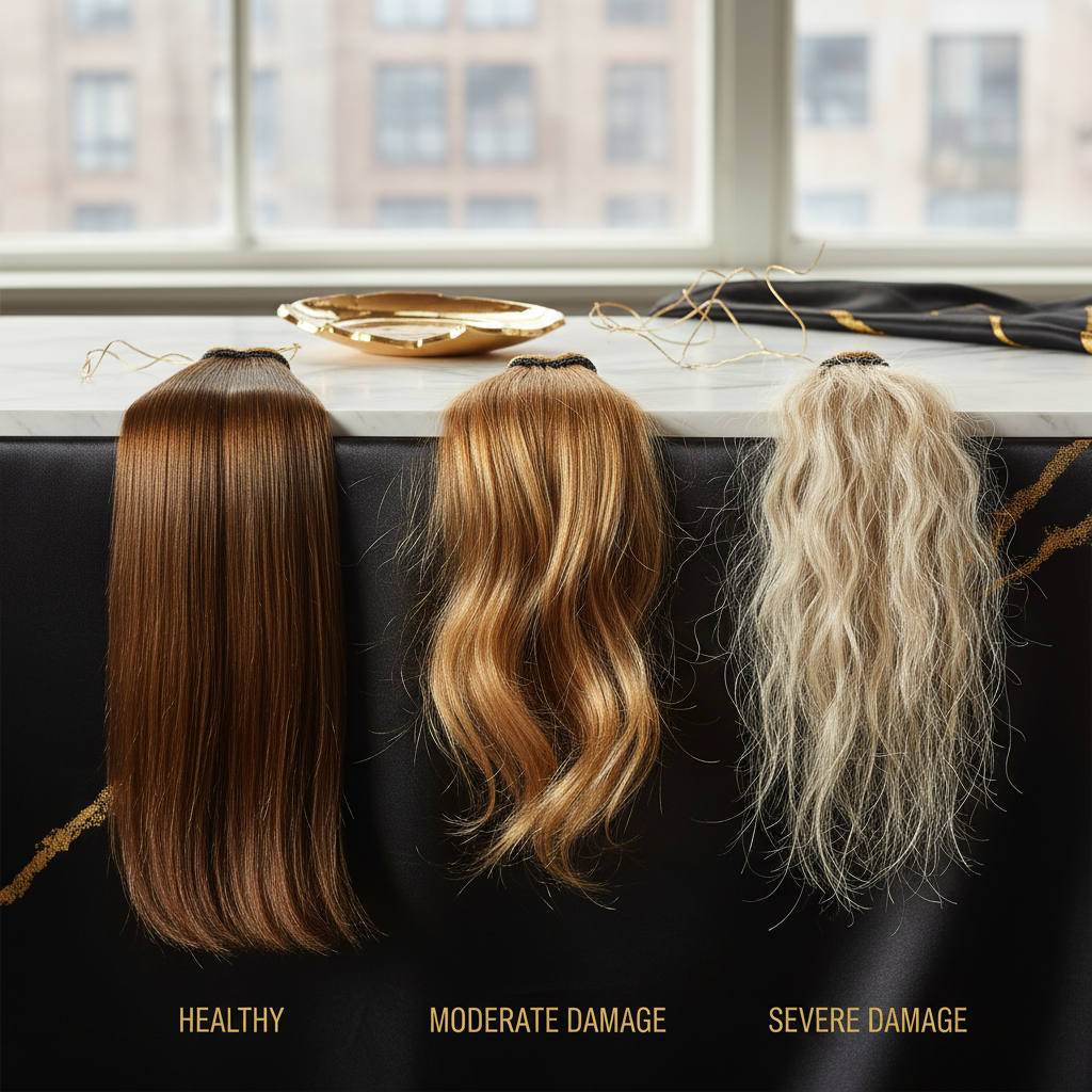 Signs that heat has altered your hair porosity in the context of Hair Porosity and Heat Styling