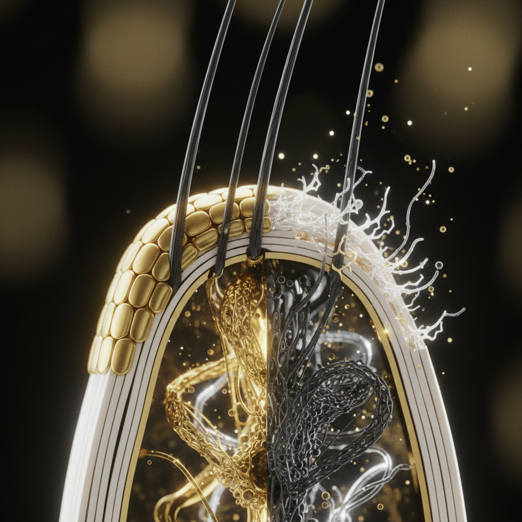 Biological mechanisms behind cuticle changes in the context of Hair Porosity Levels