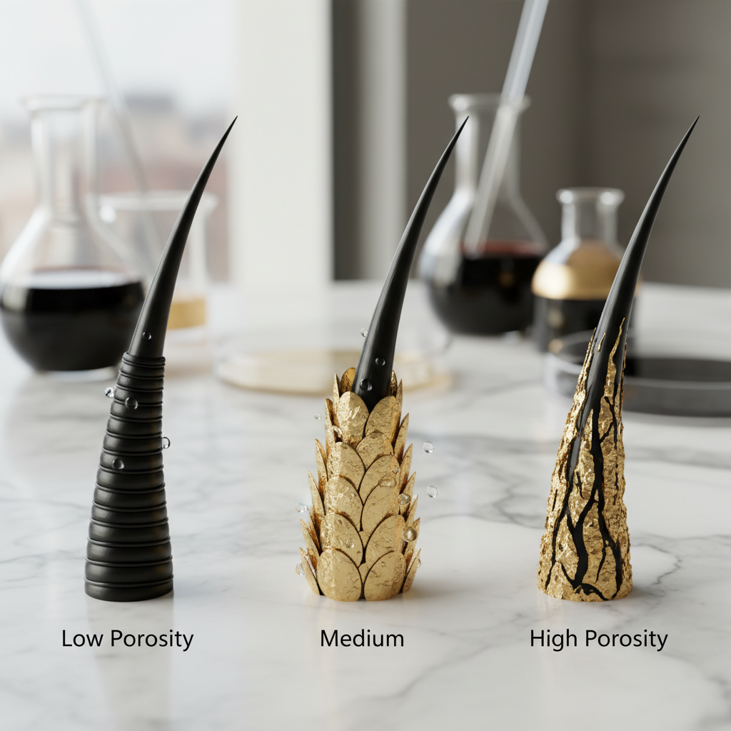 The physical mechanisms of low, medium, and high porosity in the context of Hair Porosity Testing