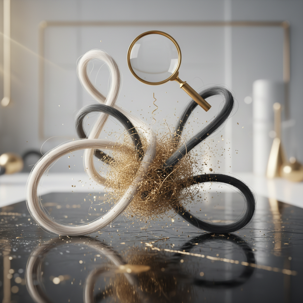 What the evidence does not show in the context of Hair Shaft Anatomy
