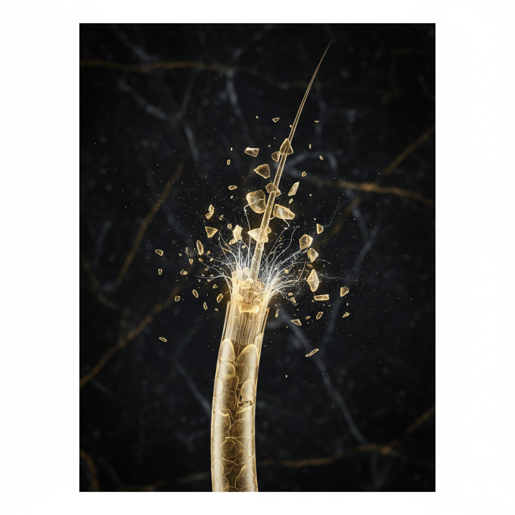 The mechanism of structural degradation in the context of Hair Shaft Anatomy and Structure