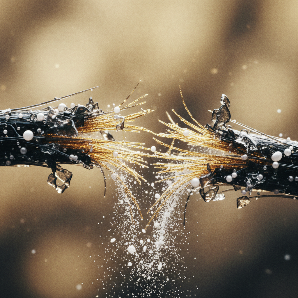 The biological mechanisms behind fibre failure in the context of Hair Shaft Breakage