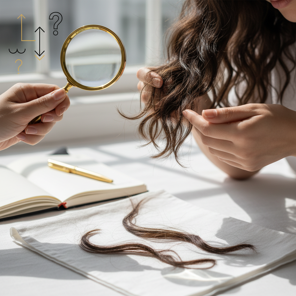 Signs to look for: how to self-diagnose your hair in the context of Understanding Hair Shaft Breakage vs Shedding