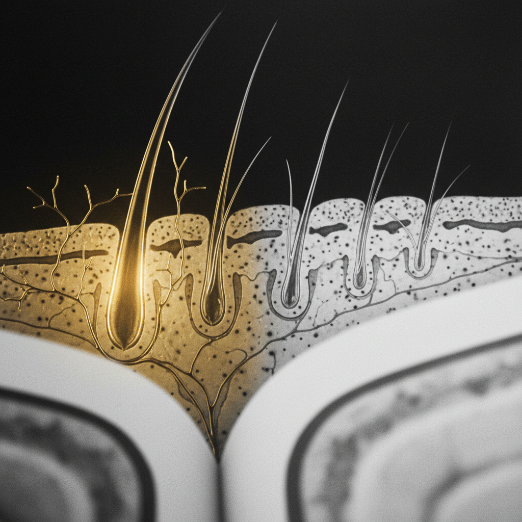 The underlying mechanism: follicular miniaturisation in the context of Hamilton Norwood Scale Explained