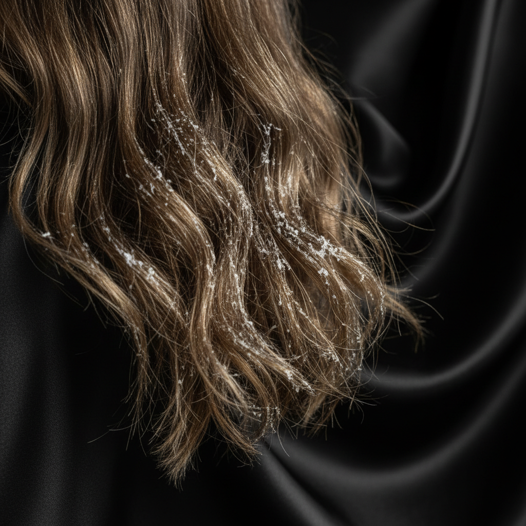 The physical signs of hard water mineral buildup in the context of Hard Water Hair Care