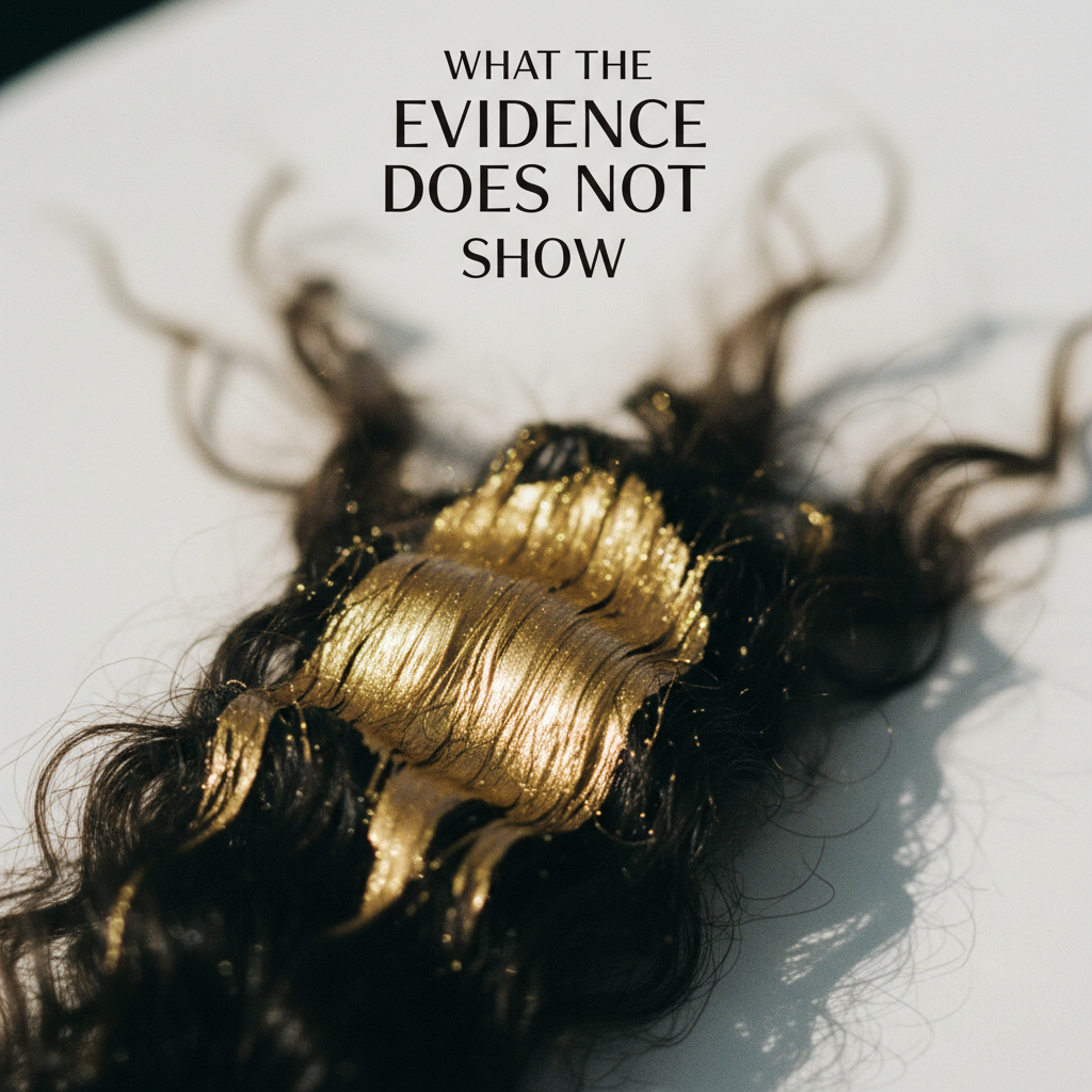 What the evidence does not show in the context of Heat Damage Hair Repair
