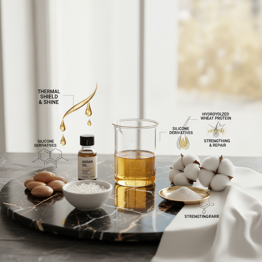 Key ingredients and how they function in the context of Heat Protection Mechanisms for Hair