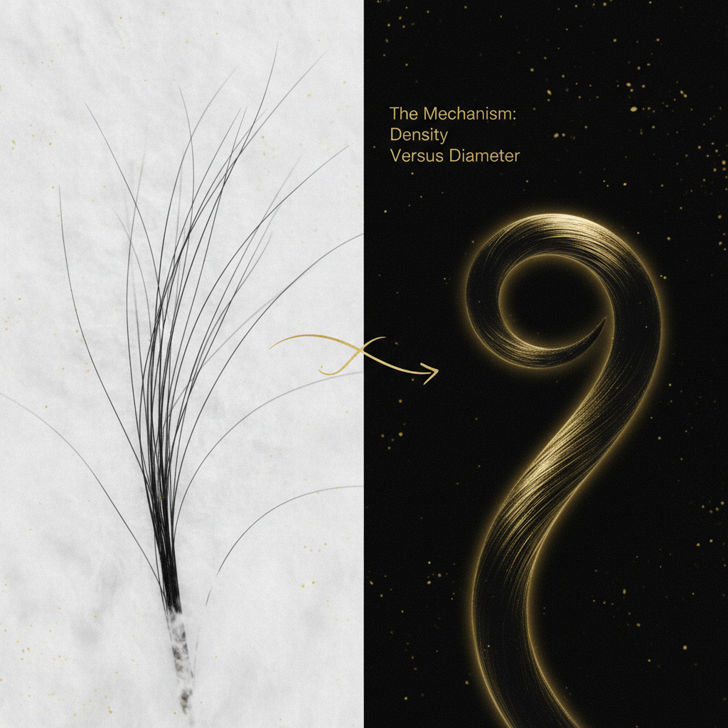 The mechanism: density versus diameter in the context of How to Care for Low Density Hair
