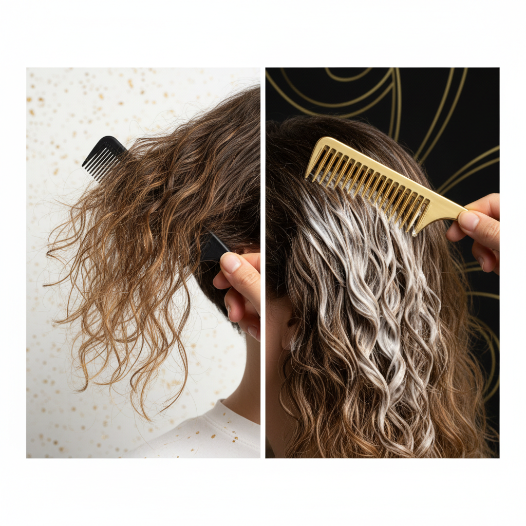 Combing dry vs. damp with conditioner: a comparison in the context of How to Detangle Damaged Hair