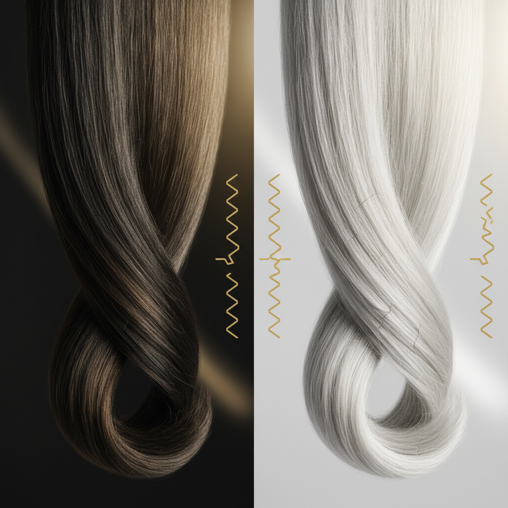 Structural impact: native hair versus bleached hair in the context of How Hair Bleaching Affects Disulfide Bonds