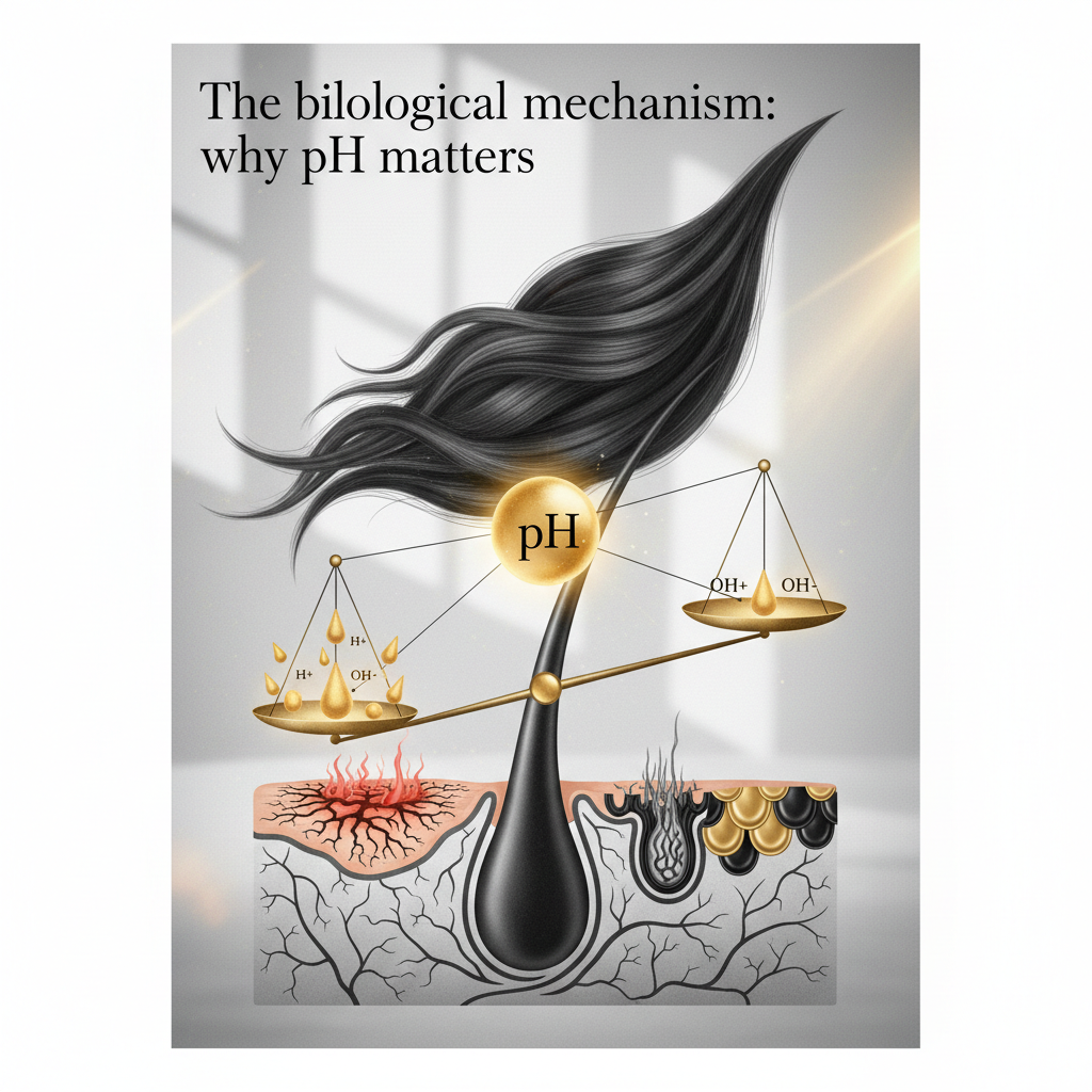 The biological mechanism: why pH matters in the context of How to Balance Scalp pH