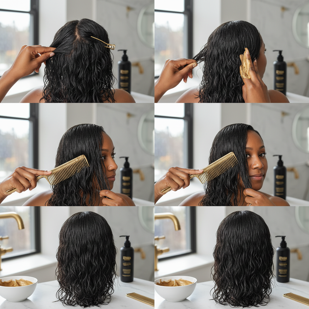 Step-by-step method to detangle safely in the context of How to Detangle Hair Without Breakage