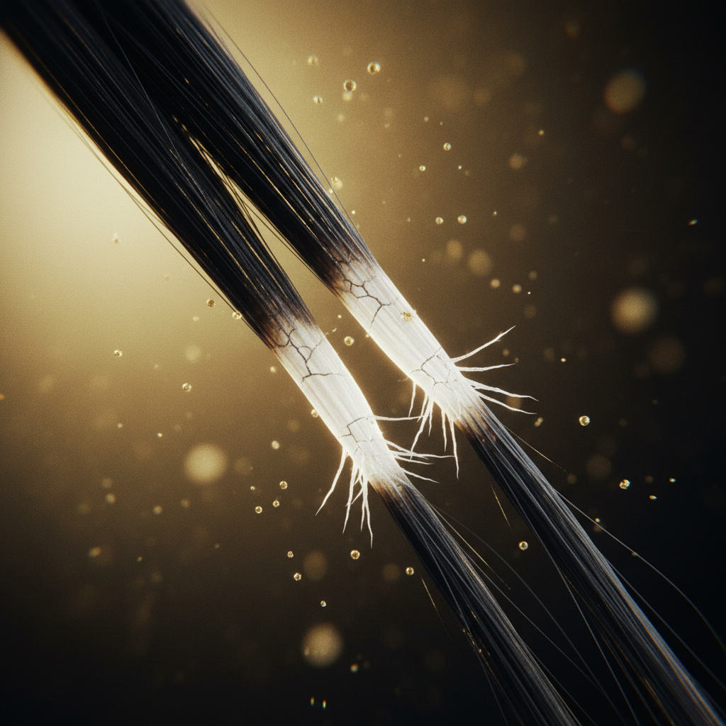 The biological mechanism of hair splitting in the context of How to Fix Split Ends