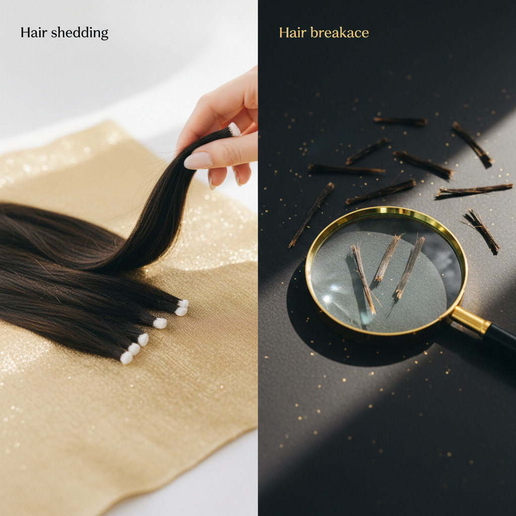 Hair shedding vs hair breakage in the context of How to Repair Broken Hair
