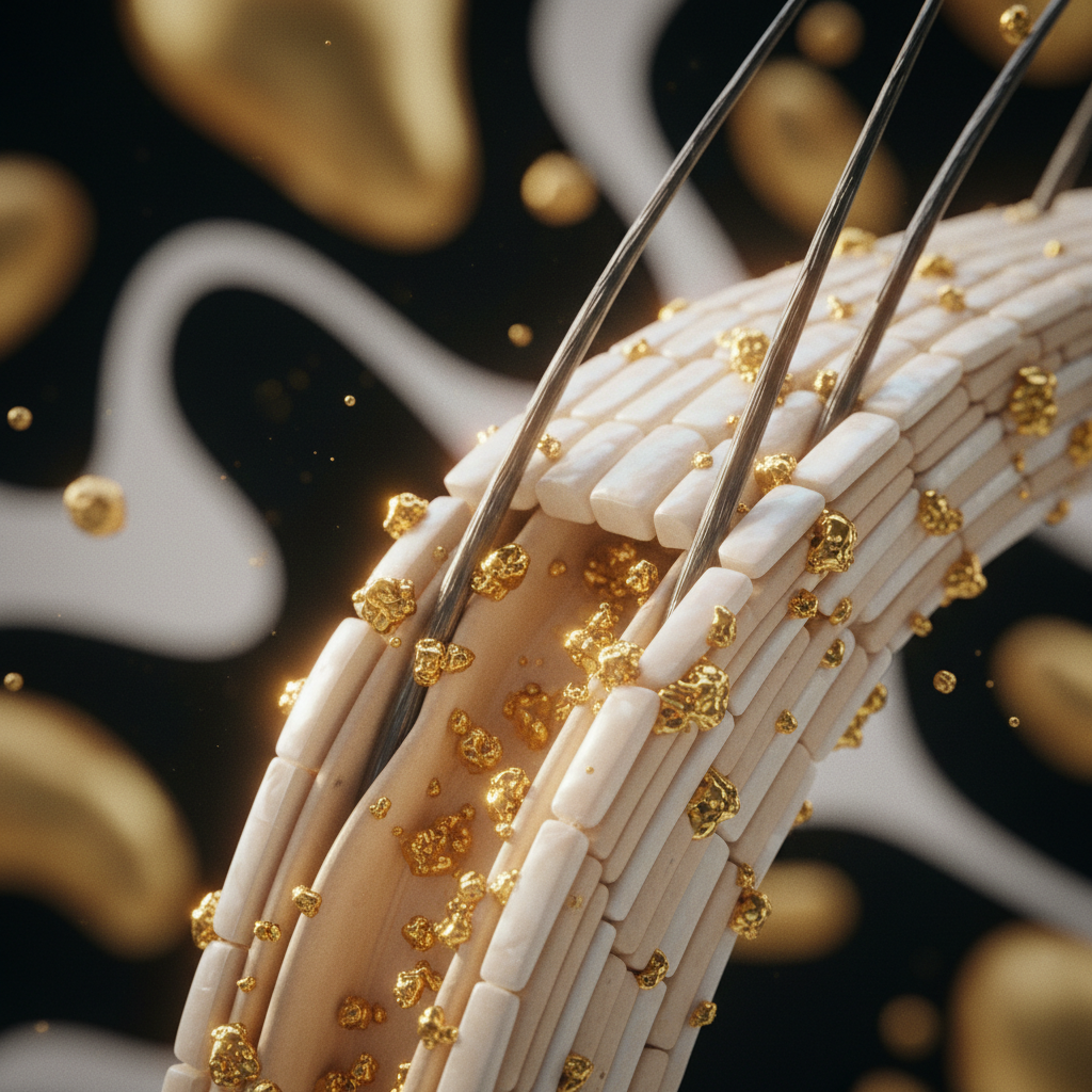 How hydrolysed keratin interacts with the hair shaft in the context of Hydrolysed Keratin and Hair Strength