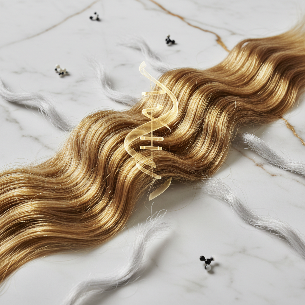 What the evidence does not show in the context of Keratin Protein Structure in Hair