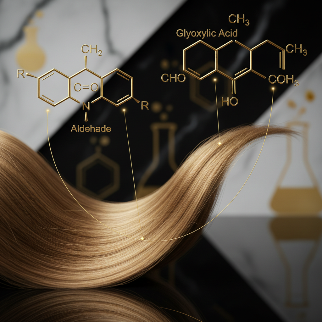 Chemical mechanisms: aldehydes versus glyoxylic acid in the context of Keratin Treatment Science