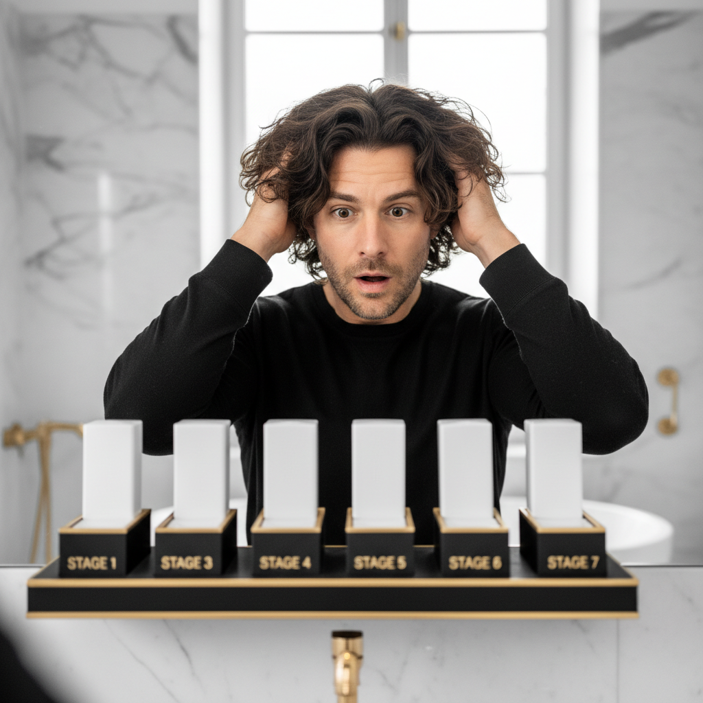 What the evidence does not show in the context of Male Pattern Hair Loss Stages