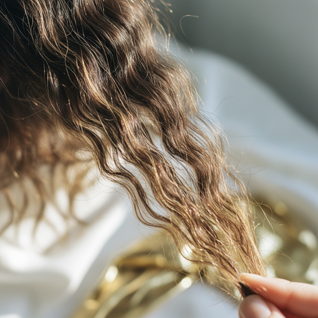 Identifying the signs of hygral fatigue in the context of Managing Hygral Fatigue in Damaged Hair