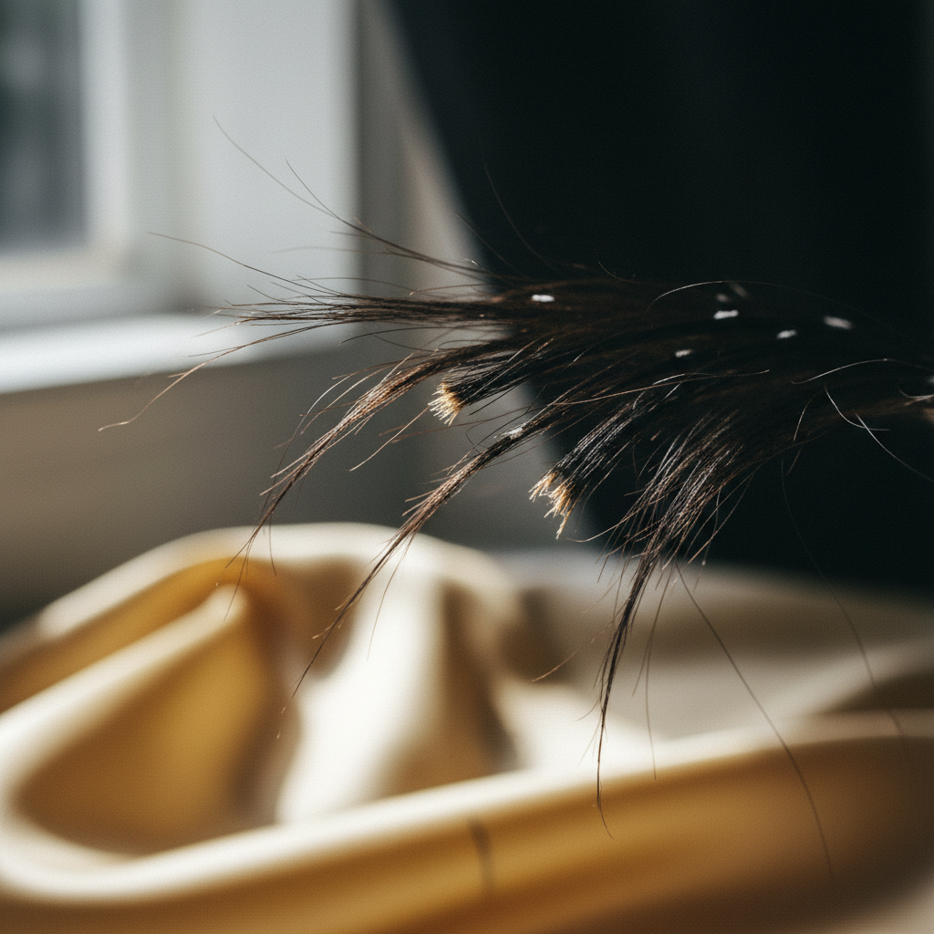 Signs that your hair is breaking mechanically in the context of Managing Mechanical Hair Breakage