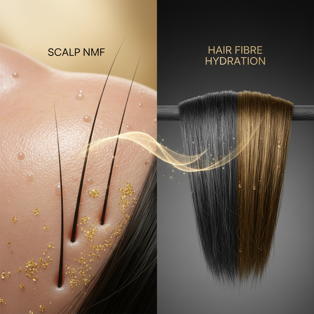 Scalp NMF versus hair fibre hydration in the context of Natural Moisturising Factor for Hair