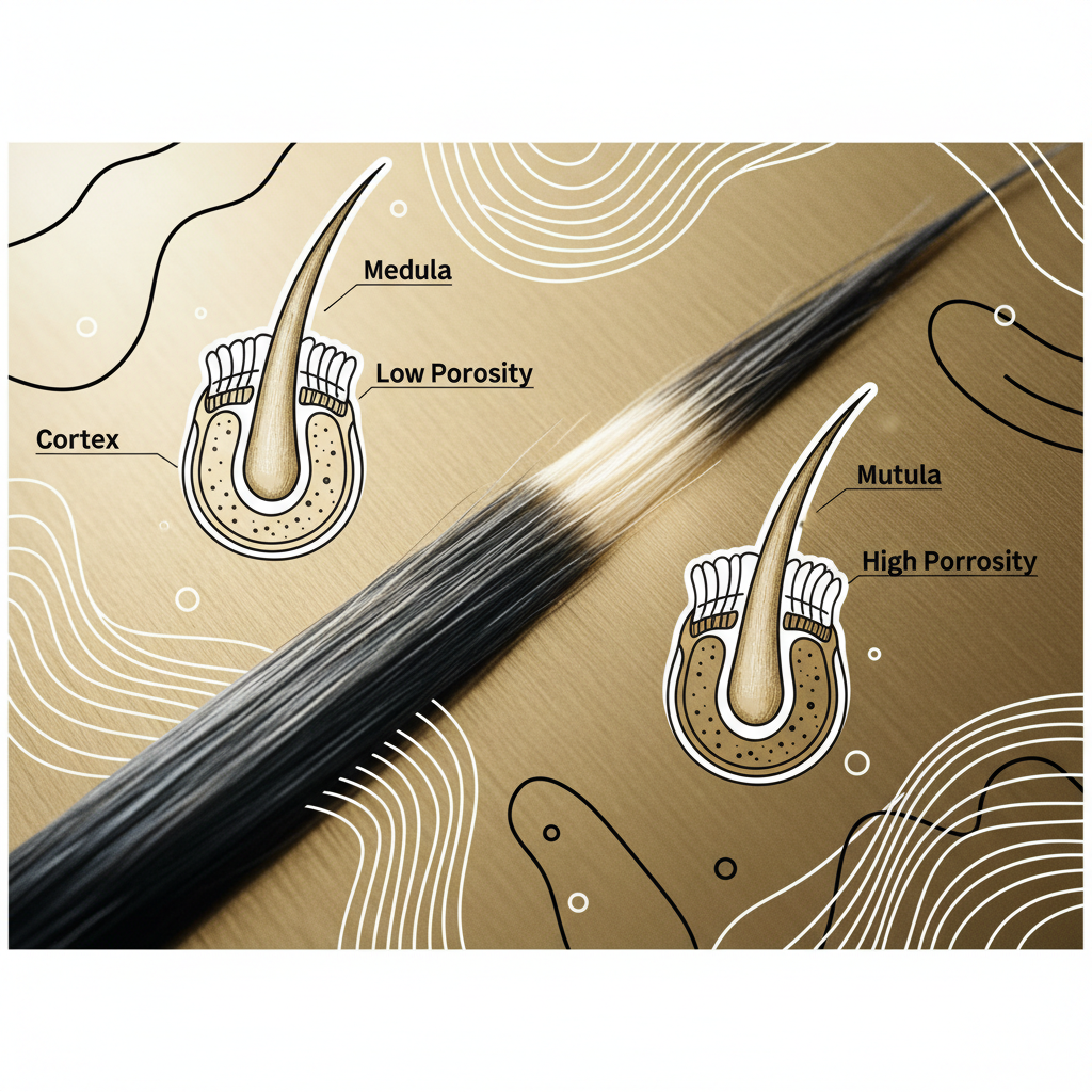 Porosity and Hair Fibre Structure: what the evidence shows in the context of Porosity and Hair Fibre Structure